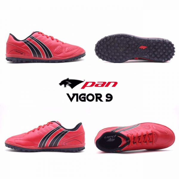 Giày đá banh Đế Đinh TF PAN VIGOR 9 màu Đỏ