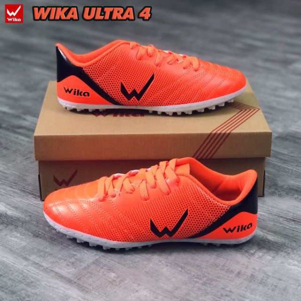 Giày đá banh Sân cỏ nhân tạo Wika Ultra 4 màu Cam