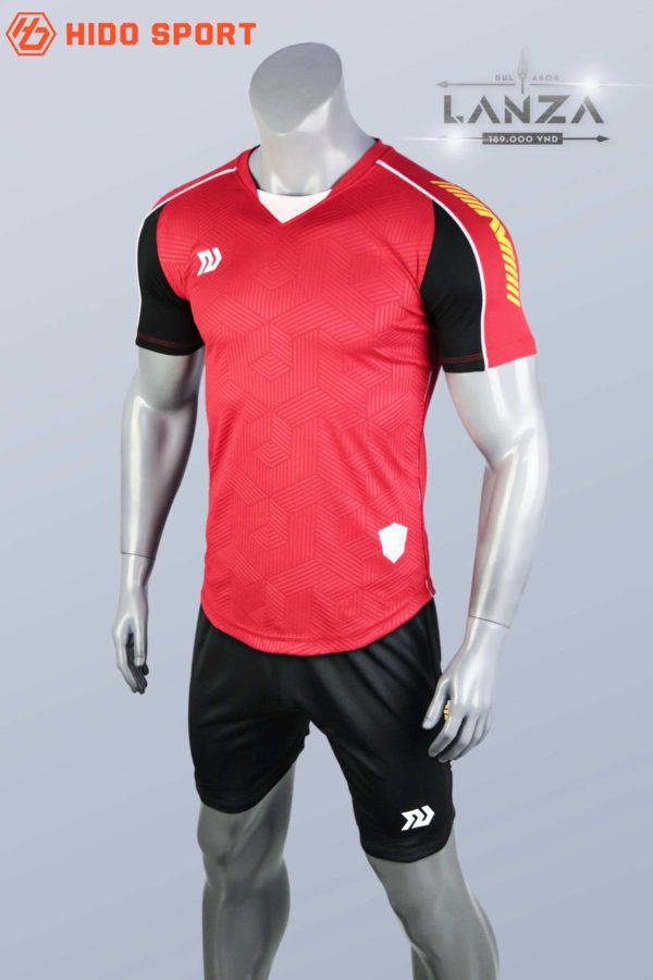 Áo bóng đá không logo cao cấp BULBAL LANZA màu Đỏ