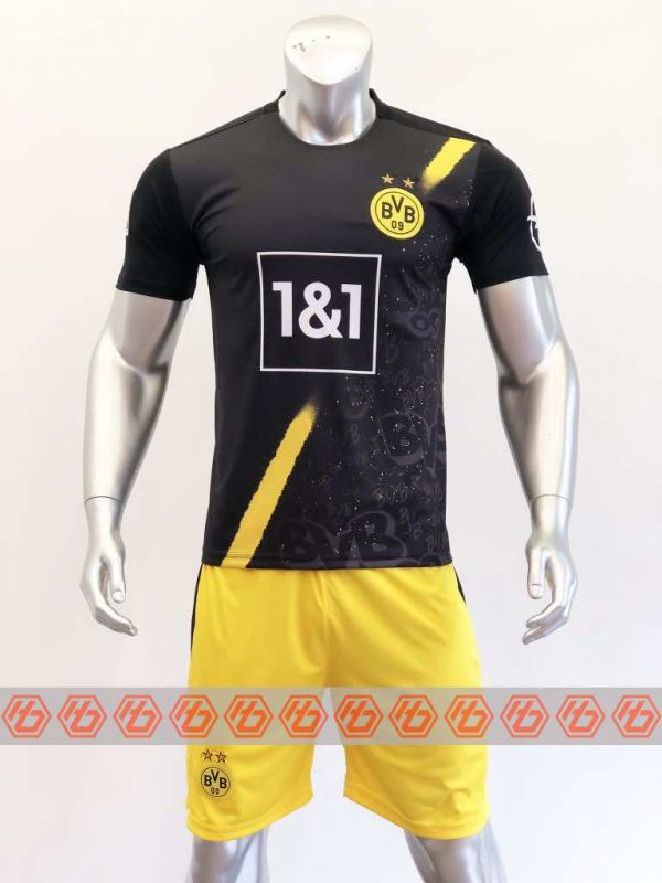 Áo Dortmund mùa giải 20-21 màu Đen tay ngắn