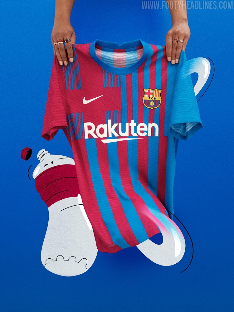 Thông tin mới: bộ áo đá banh câu lạc bộ Barcelona 21-22 sân nhà vừa được tiết lộ 01