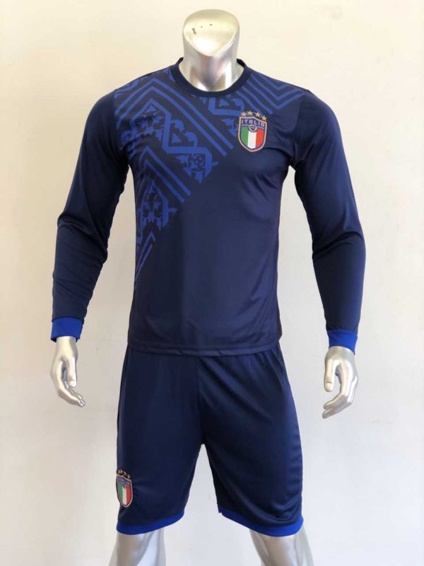 Áo Đội Tuyển Ý mùa giải 20-21 màu Xanh Bích tay dài
