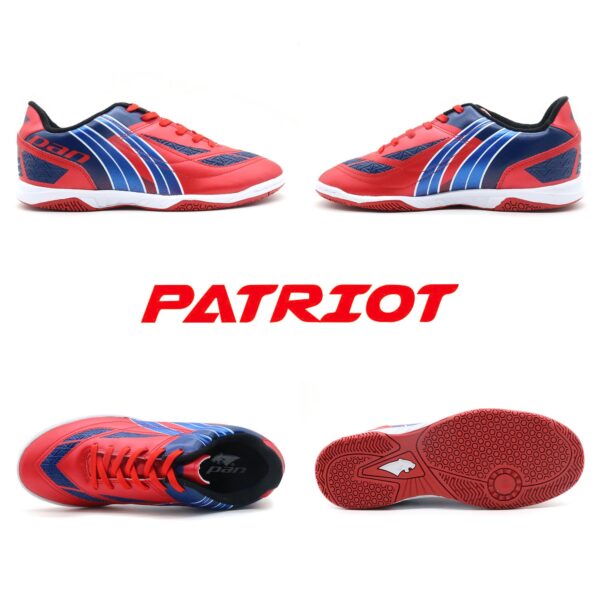​Giày đá banh Pan Patriot đế bằng IC màu Đỏ
