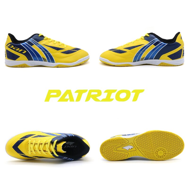 ​Giày đá banh Pan Patriot đế bằng IC màu Vàng