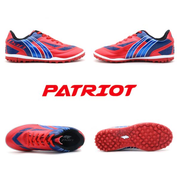 Giày đá banh Pan Patriot đế đinh TF màu Đỏ