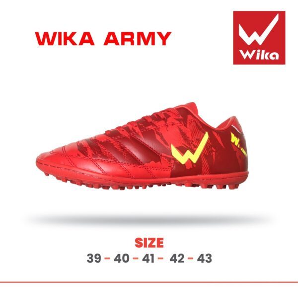 Giày đá banh Wika Army màu Đỏ