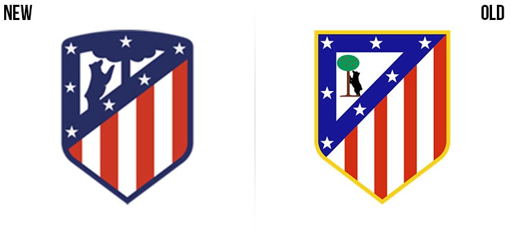 logo mới Alectico madrid 2017-18