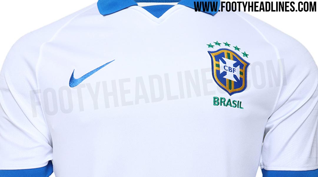 Picturemẫu quần áo bóng đá sân khách brazil copa america 2019