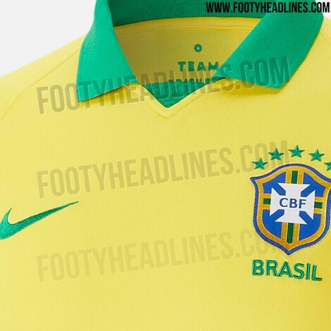 mẫu quần áo bóng đá sân nhà brazil copa america 2019-2020 (5)